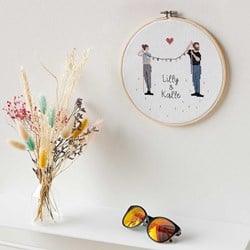 Rico Figurico Girlfriend & Boyfriend Embroidery Kit