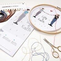 Rico Figurico Girlfriend & Boyfriend Embroidery Kit-3