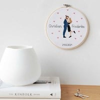 Rico Figurico Lovebirds Embroidery Kit
