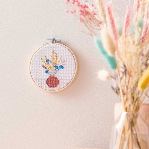 Rico Mini Kit Dried Flowers Embroidery Kit