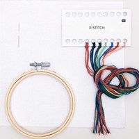 Rico Mini Kit Strelitzia Embroidery Kit-3