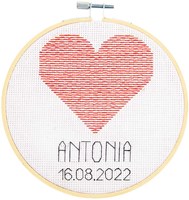 Rico Embroidery kit Birth photo hear-2