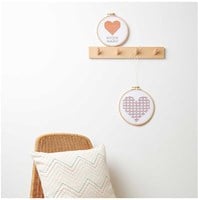 Rico Embroidery kit Sashiko heart-3