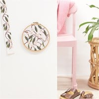 Rico Design Embroidery Kit Cherry Blossom Ø 15 cm-3