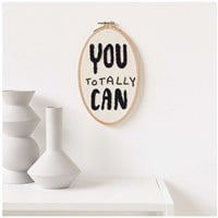 Rico Design Punch Needle Kit "You totally can" Ø 21 cm