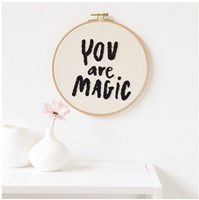 Rico Design Punch Needle Kit "You are magic" Ø 21.5 cm