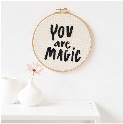 Rico Design Punch Needle Kit "You are magic" Ø 21.5 cm