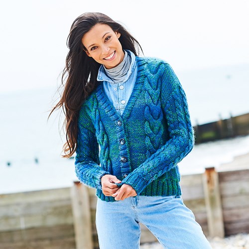 Stylecraft Colour Vibe Cardigans Knitting pattern