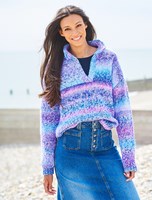 Stylecraft Colour Vibe V-neck Sweaters Knitting pattern