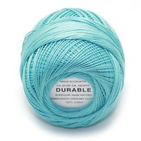Durable Embroidery and Crochet cotton 1002 Aqua