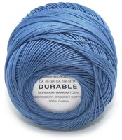 Durable Embroidery and Crochet cotton 1006 Steel Blue