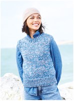 Stylecraft knitting pattern Grace and Impressions Round & V Neck Tank Tops-2