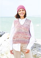 Stylecraft knitting pattern Grace and Impressions Round & V Neck Tank Tops-3