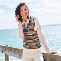 Stylecraft knitting pattern For the Love of Stripes Cardigan