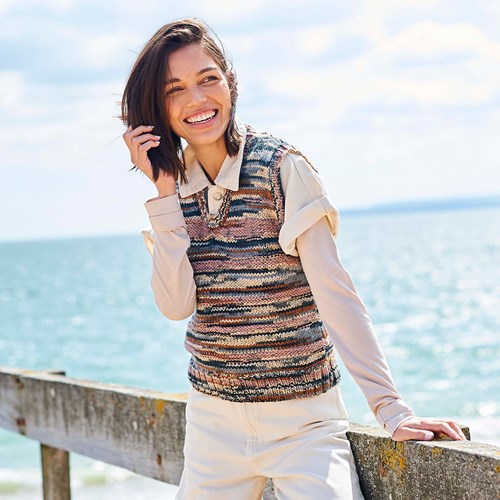 Stylecraft knitting pattern For the Love of Stripes Cardigan