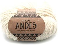 Drops Andes Uni Colour 100 Off White