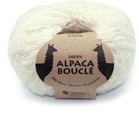 Drops Alpaca Bouclé Uni Colour 100 Off White