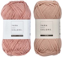 Yarn and Colors Lots of Dots Wrap Crochet Kit 2 Rosé-2
