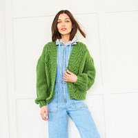 Stylecraft knitting pattern Softie V- and Round Neck Cardigans (2 designs)