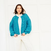 Stylecraft breipatroon Softie V- and Round Neck Cardigans (2 designs)-2