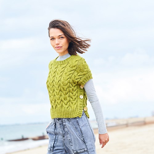 Stylecraft knitting pattern Relove Slim- and Easy-Fit Tank Tops (2 designs)