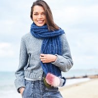 Stylecraft knitting pattern Relove Rope Cable Slouch Hat and Wristwarmers (4 designs)