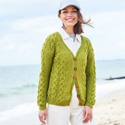 Stylecraft knitting pattern Relove V- and Round Neck Cardigans (2 designs)