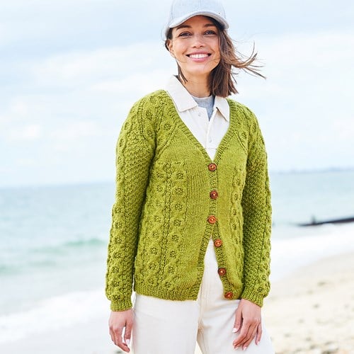 Stylecraft knitting pattern Relove V- and Round Neck Cardigans (2 designs)