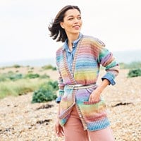 Stylecraft knitting pattern Chromatic Short- and Long Sleeve Cardigan (2 designs)-2