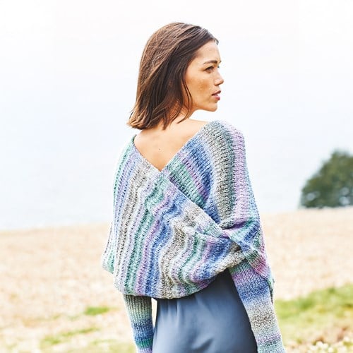 Stylecraft knitting pattern Chromatic Hat, Wrap ans Shawl (3 designs)-2