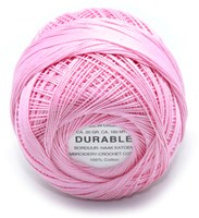 Durable Embroidery and Crochet cotton 1026 Candy Pink