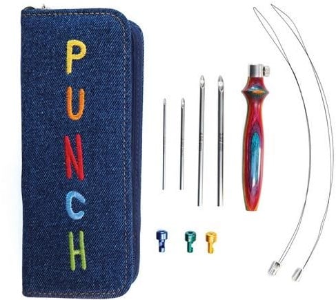 Knitpro Vibrant Punch Needles Set Blue
