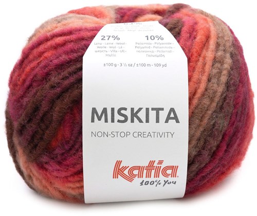 Katia Miskita 104 Light pink-Bubblegum pink-Red-Wine red