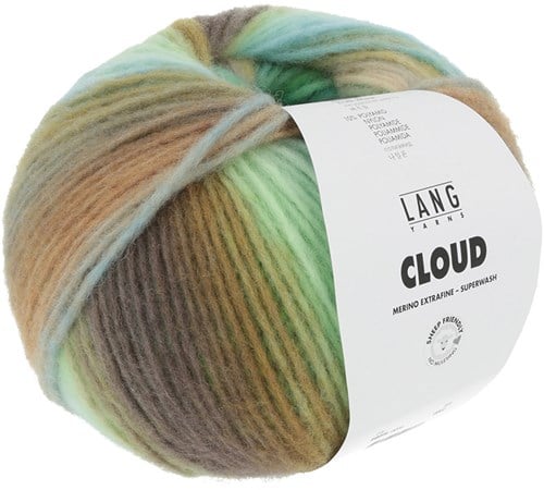 Lang Yarns Cloud 016 Green/Turquoise/Brass-3