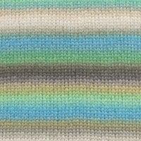 Lang Yarns Cloud 0016 groen/turquoise/messing