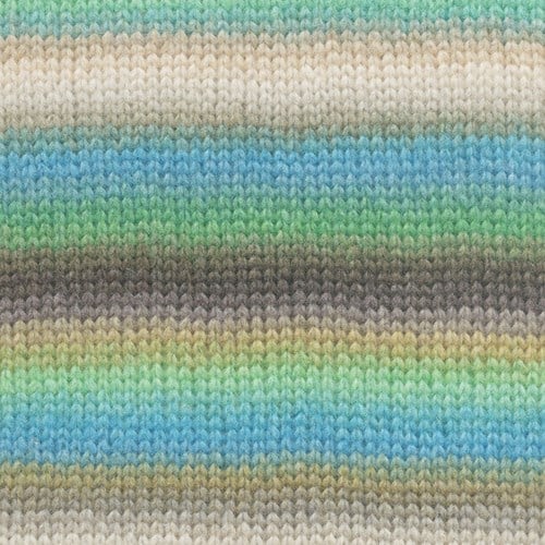 Lang Yarns Cloud 0016 groen/turquoise/messing