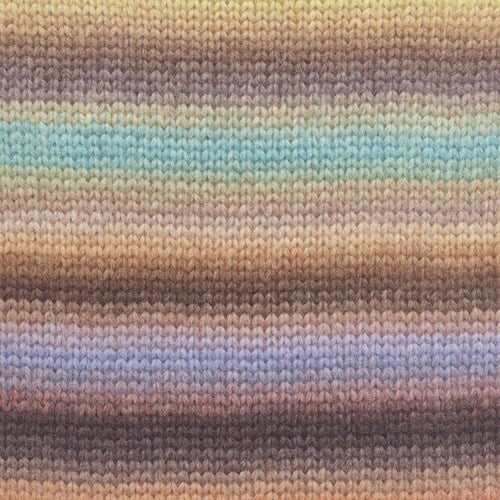 Lang Yarns Cloud 0017 bruin/rood/mint