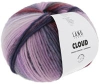 Lang Yarns Cloud 018 Lilac/Petrol/Pink-3