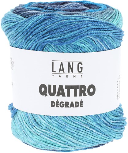 Lang Yarns Quattro Dégradé 0011 Blue