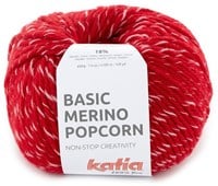 Katia Basic Merino Popcorn 109 Red-White