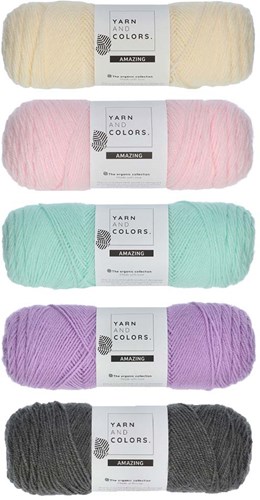 Dreambag Crochet Kit 10 Light Pink - Jade Gravel - Orchid Without Bag