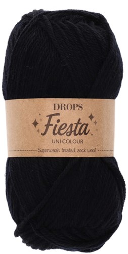 Drops Fiesta Uni Colour 10 Black