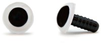 Safety Eyes White 10mm per pair