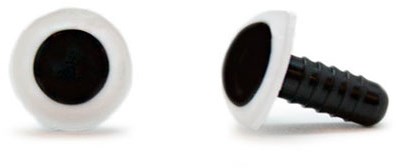Safety Eyes White 10mm per pair