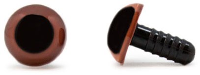 Safety Eyes Brown 10mm per pair