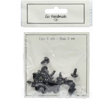 Go Handmade Safety Eyes Black 10mm (10 pieces)-2