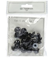 Go Handmade Safety Eyes Black 18mm (10 pieces)-2