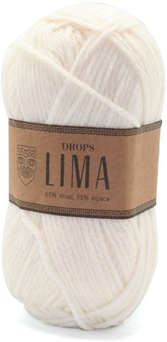 Drops Lima Uni Colour 1101 White