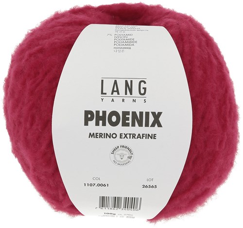 Lang Yarns Phoenix 061 Wine Red