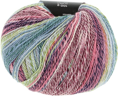 Lang Yarns Footprints 0014 Blue/Wine/Rose-2